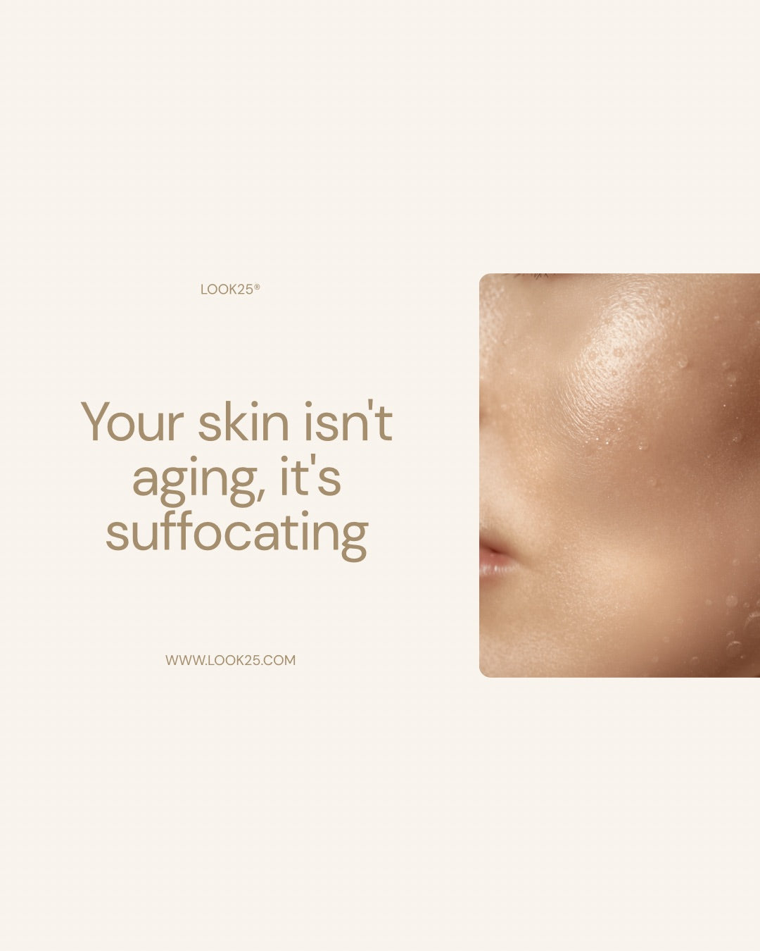Your Skin Isn’t Aging. It’s Suffocating. The science of skin recovery and why most skincare struggles to deliver it.